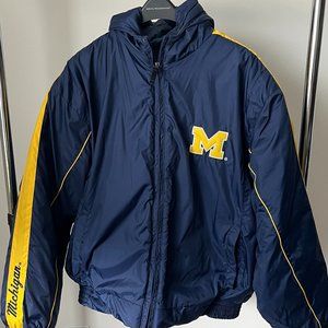 VINTAGE 00s Michigan Heavyweight Windbreaker Jacket